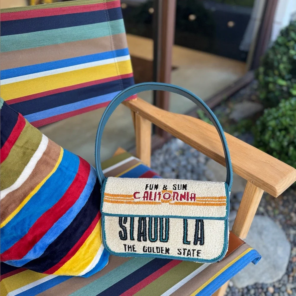 STAUD BEADED TOMMY BAG LA Limited Collection - Picture 2 of 9